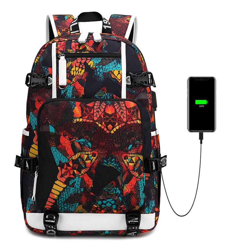 Li Shen Printed Water-Resistant Backpack One Size