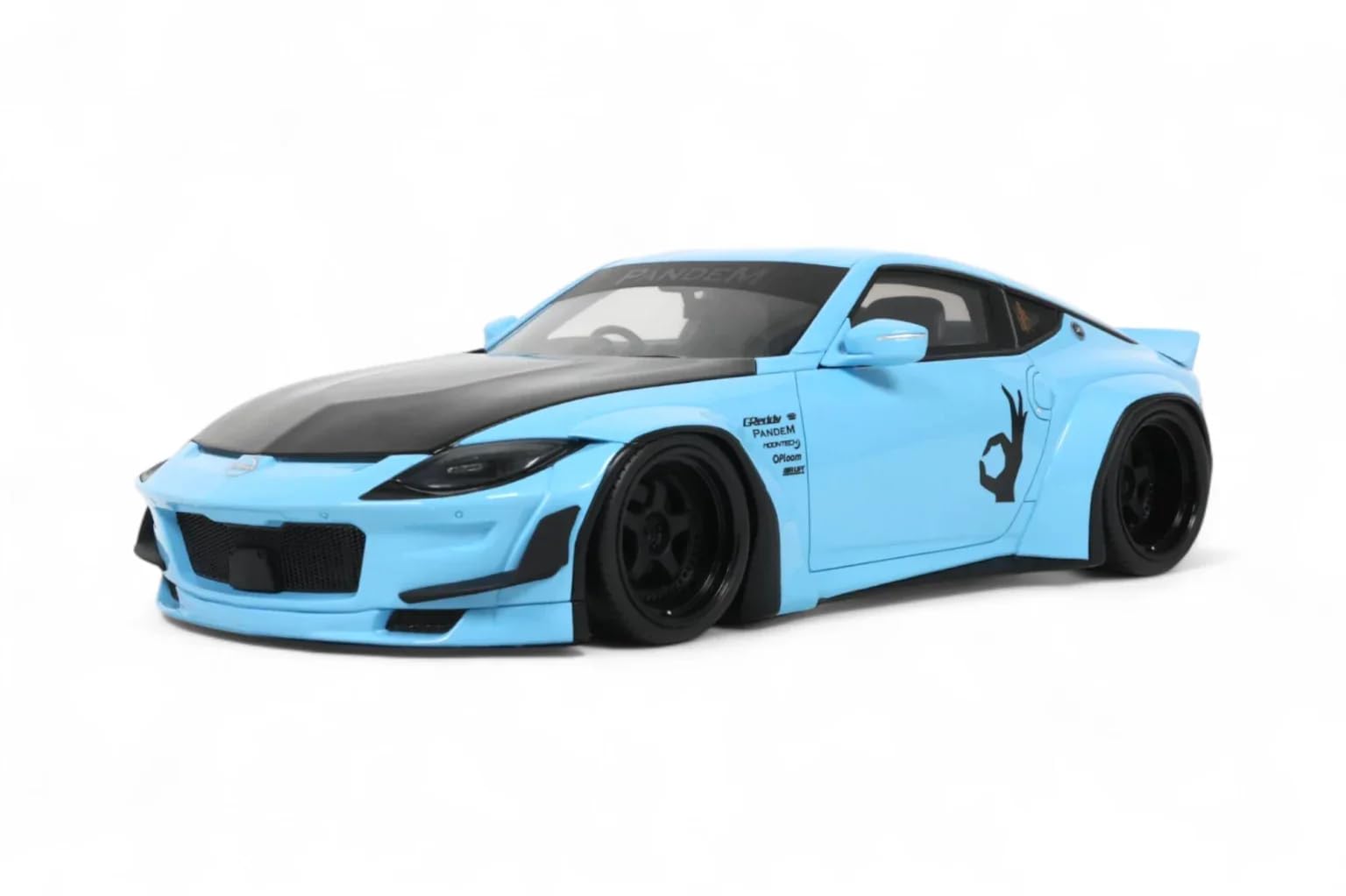GT SPIRIT 1/18 Nissan Fairlady Z Z35 Pandem 2025 China Blue Pandem Смоляная модель синий