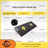 Household Rubber Threshold Ramp for Curbs and Slopes: Car and Road Edge Climbing Pad