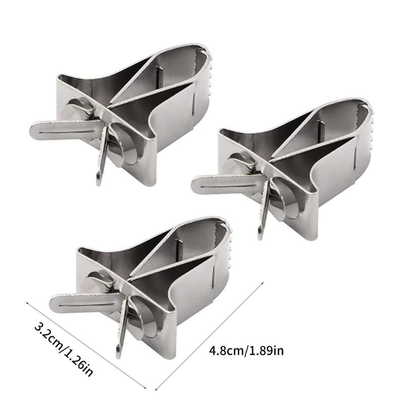 3Pcs Bird Feeder Food Holder Rustprof Fruit Vegetable Feeding Clip for Small Animal Bird Cage Food Dispenser