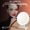 Auxmir Actress Tabletop Magnifying Mirror with 30x and 1x 72 LED 3 Handheld Stepless Brightness Adjustable USB 2000mAh High Makeup Stand Hand or