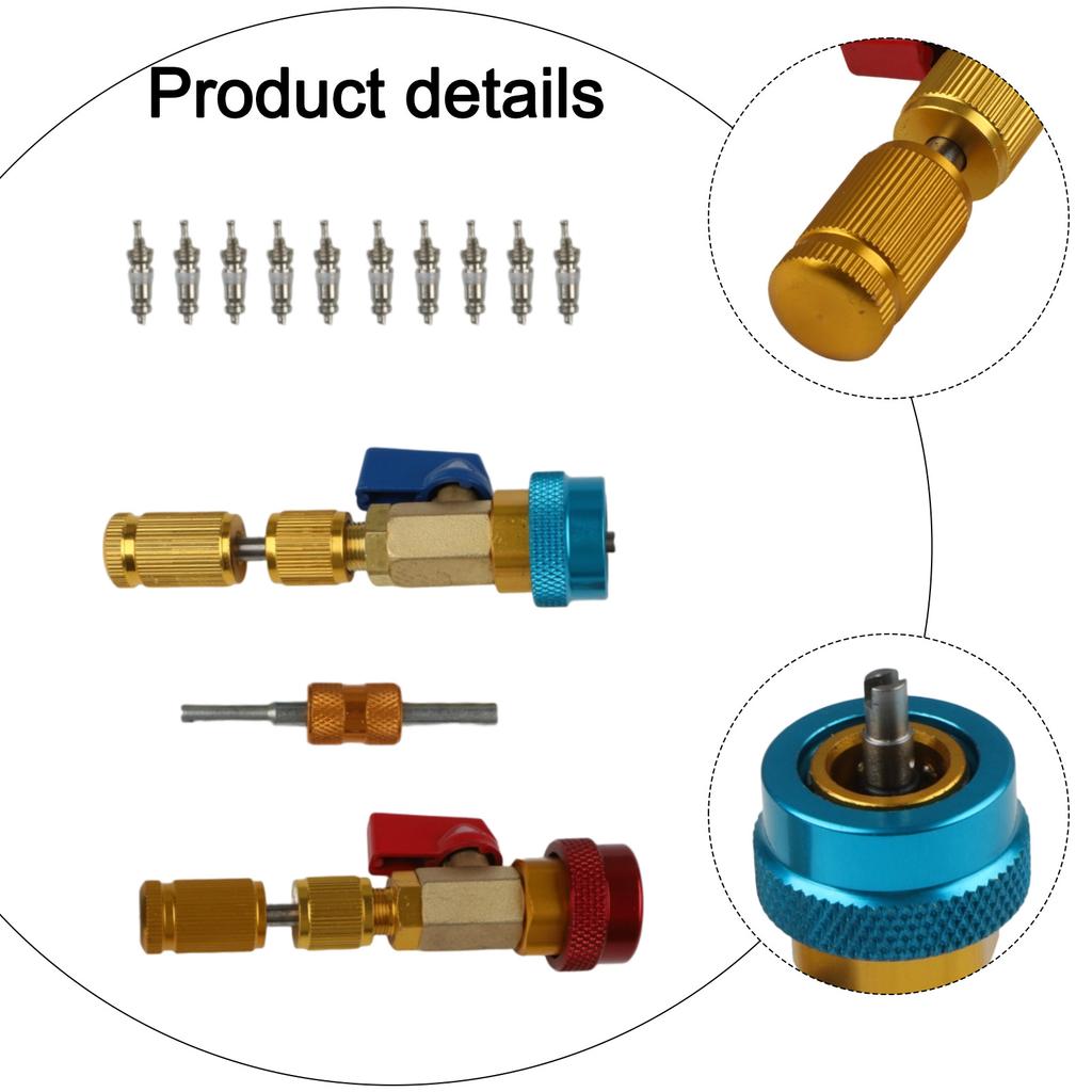 Low Pressure Tools Automotive Maintenance Tools Automotive Repair For R134A Valves Air Conditioning Valve Remover