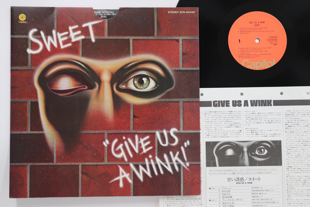 

LP Record SWEET - Give Us A Wink ECS80460 CAPITOL 1976 Japan Rock Used