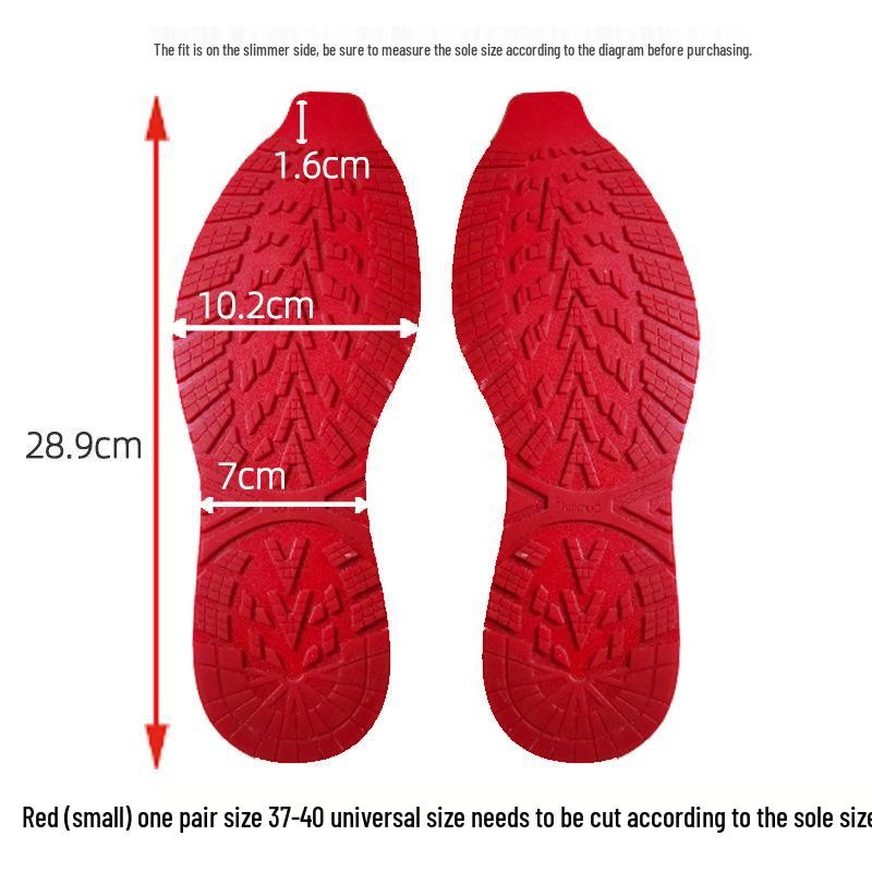 Basketball Shoe Sole Repair: Anti-Slip Wear-Resistant Rubber Patch with Silent Leather Finish