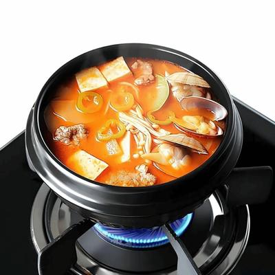 16cm Size Casserole Clay Pot Heat-resistant with Tray Bibimbap Cookware Anti-scald Non Stick Stew Pots Commercial
