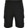 Short Cargo - Urban Classics - Noir - 100% Coton Biologique - Coupe Élastique - Poches Cargo