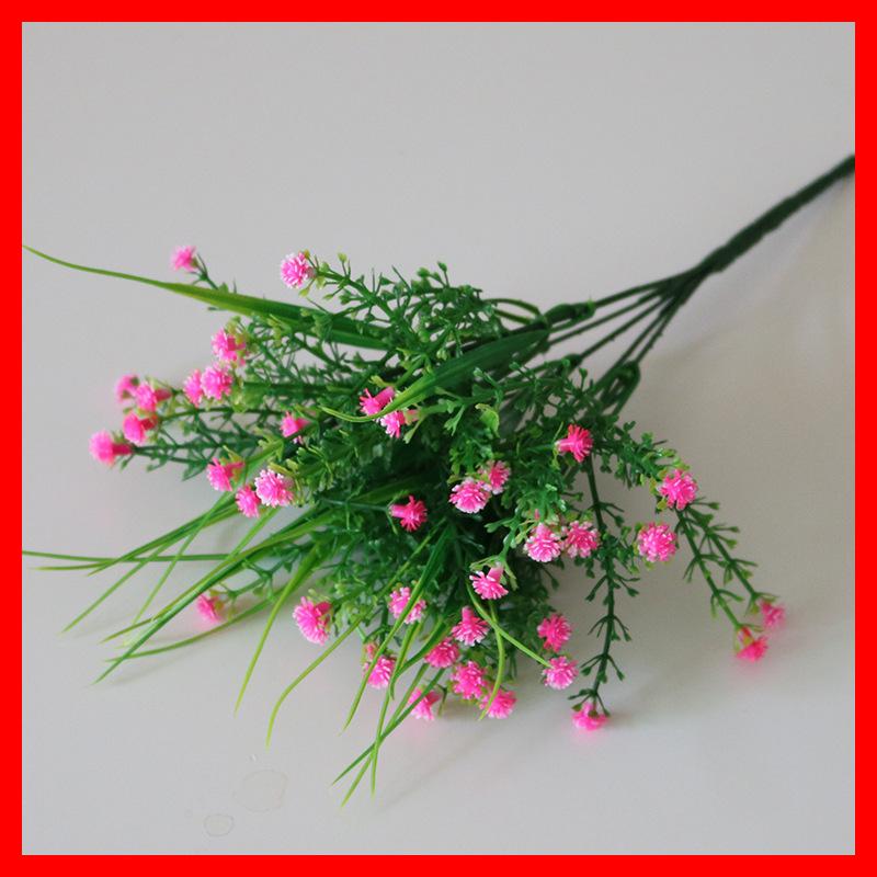 Hotel Home Decoration Decor Plastic Flower Fake Plants Wedding Artificial Grass