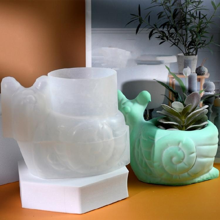 Silikon Handgefertigte Formen Einzigartige Blumentopf Formen Tierform Silikon Sukkulenten Pflanzgefäß Form Bastelform für Blumentopf