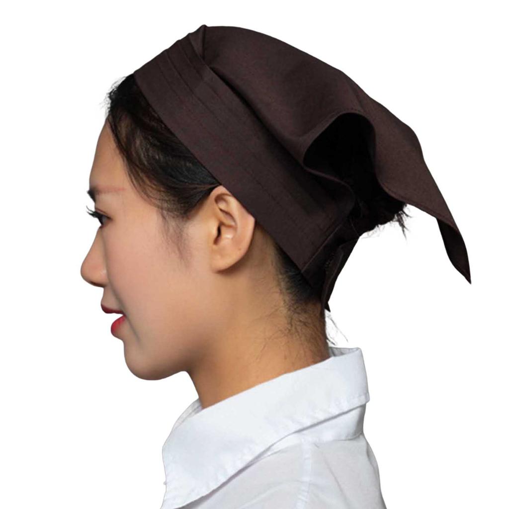 Working Cap Restaurant Triangle Hair Kerchief Vintage Fashion Cotton Chef Hat Hygiene Work Cap for Restaurant Accessories