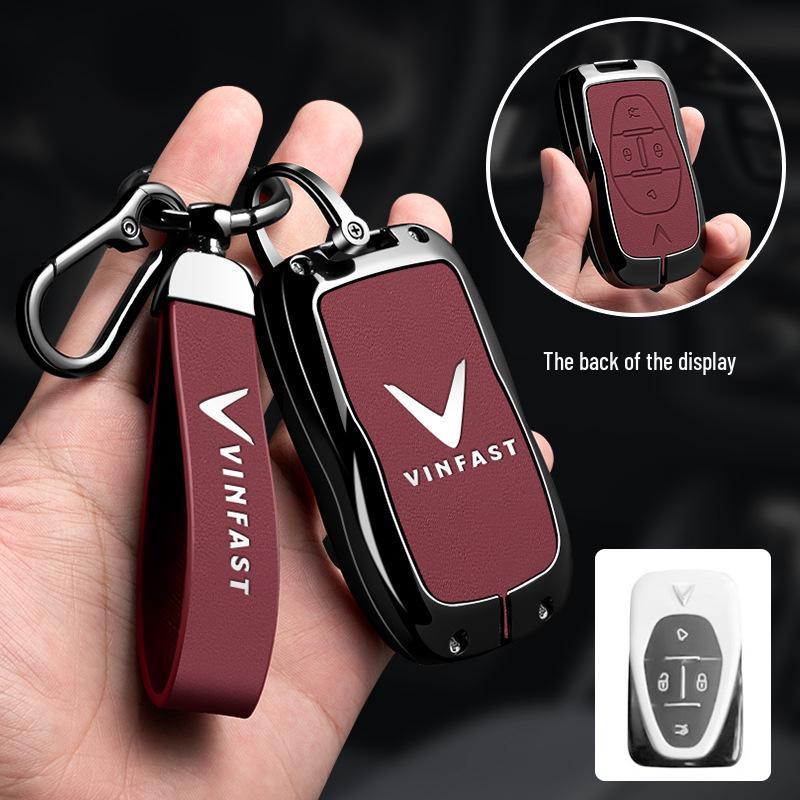 Vinfast Vietnam Car Key Case for Zhonghua V5/VF8 VF3/5/9 with Premium Keyring Buckle