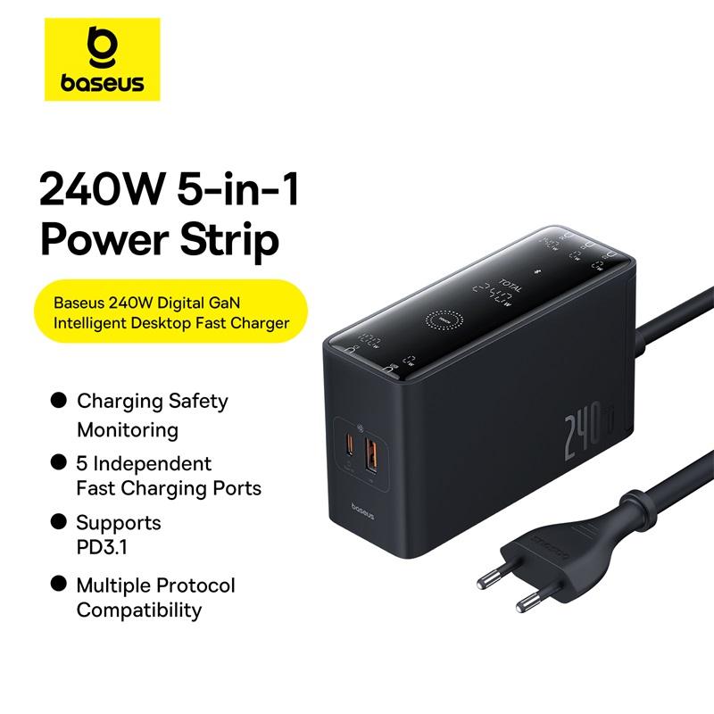 Buy Baseus 240W Digital GaN Charger Laptop Charger For Lenovo HP