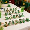 24Pcs Wooden Patrick's Day Perfect Ornament Decorative Accessories For Irish Themed Home And Office Decoration