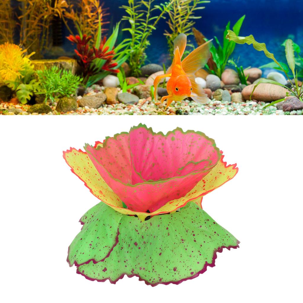 Simulation Coral Decoration Fluorescent Fish Plants Decoration for Landscape Decor
