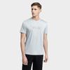 FILA Logo Fashion Casual Simple Knitted Round Neck Short Sleeve T-Shirt Men T-Shirt Light-Sky-Blue F11M327103FLB