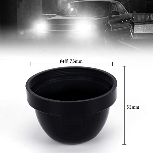 Car and motorcycle headlight fog lamp rubber cover 75mm waterproof and dustproof Replaces genuine bulbs with LEDs LED conversion HID LED conversi
