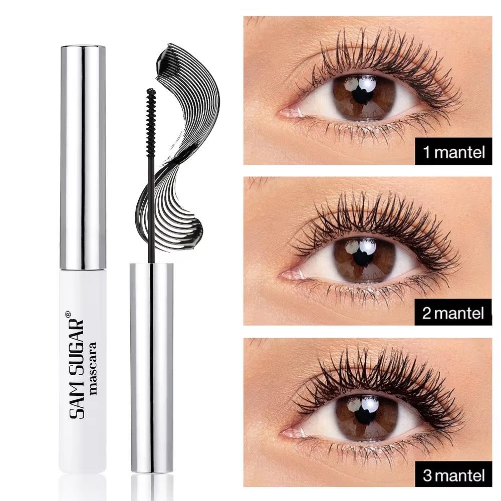 Seidenfaser Mascara Bunt Ultrafeine Bürste Verlängert Wimpern Wasserfest Langanhaltend Schnelltrocknend Grün Rosa Wimperntusche Makeup