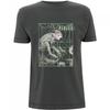 Pixies Unisex Adult Monkey Grid Cotton T-Shirt
