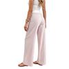Ladies' Fashionable Casual Striped Wide Leg Pants