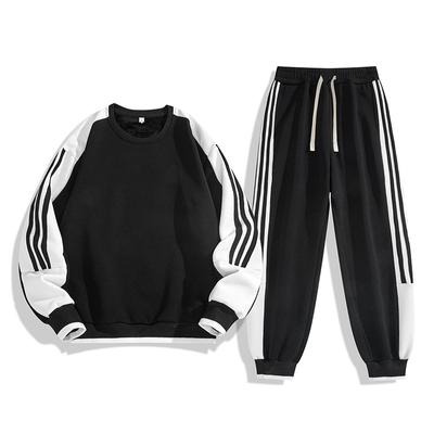 Conjunto deportivo de ocio de primavera y otoño para hombre, sudadera con cuello redondo, conjunto deportivo para pareja, conjunto de dos piezas