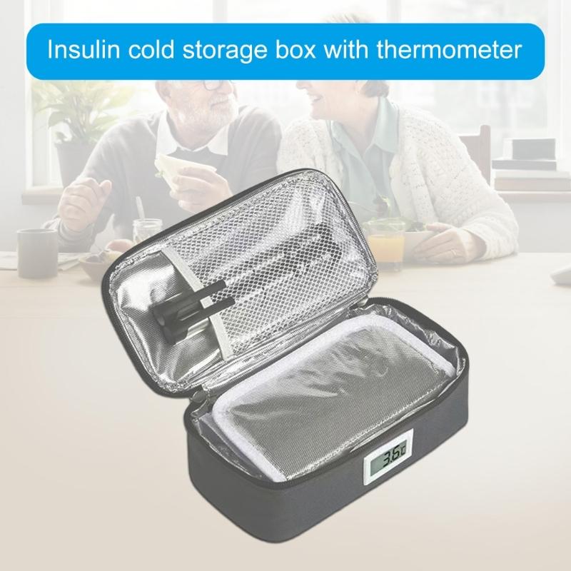 Reusable Diabetic Insulin Cooling Bag Thermals Insulated Medicals Coolers Suitable for Commuters and Traveler