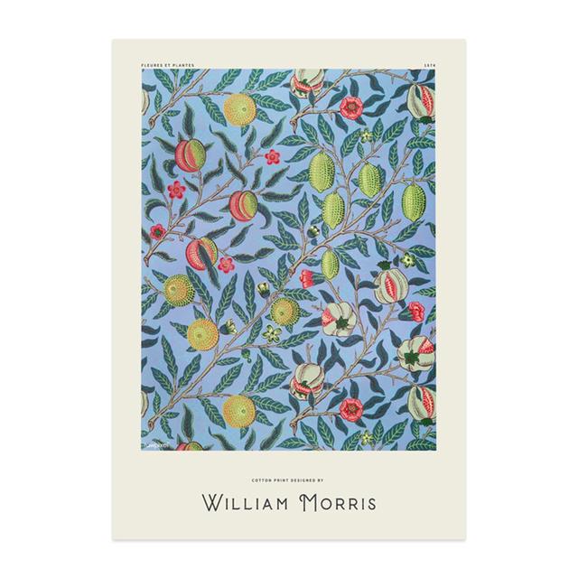 William Morris Världsberömd målning Konstaffisch Retro växt Blomma Canvasmålning för modernt hem Väggdekoration Väggmålning Bild