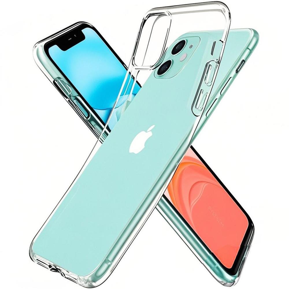 

Ультратонкий прозрачный мягкий силиконовый чехол для Apple iPhone 16e 16 15 14 11 Pro Max Plus Mini Прозрачная задняя крышка Ударопрочный iPhone 15
