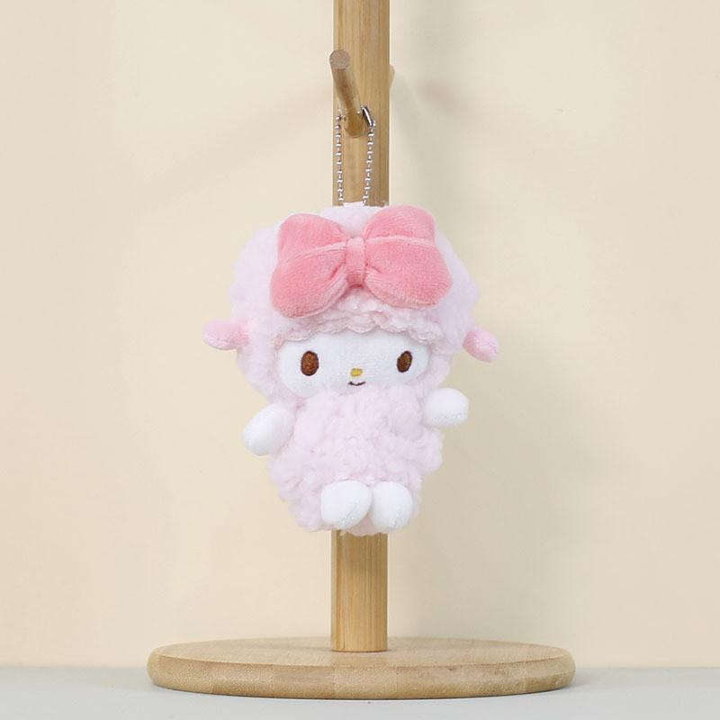 Plush Sheep Keychain With Pp Cotton Filling For Kids And Adults