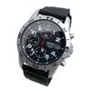 SEIKO Chronograph Japanese black textile watch SND399P1, movement, band, men's , model