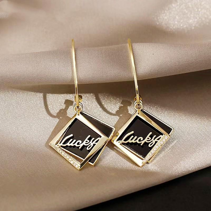 Elegant Black Butterfly Tassel Earrings - Sweet, Cool, and Versatile Design
