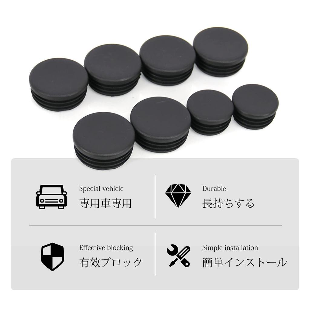 Sporacingrts Material Upgrade Chassis Waterproof Plugs for the New Suzuki Jimny JB 64 JB 74 Exterior Car ABS Protective No Easy Set (2018, 2019, 2020,