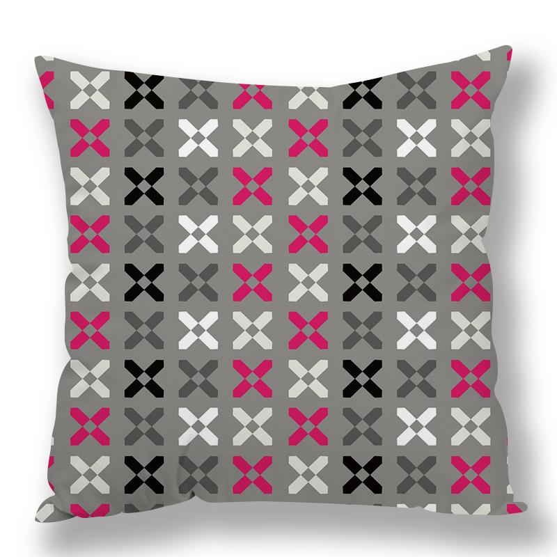 Abstract Houndstooth Geometric Pillow Cover Design Pillow Waist Premium Durable Quality Useful Practical Reliable