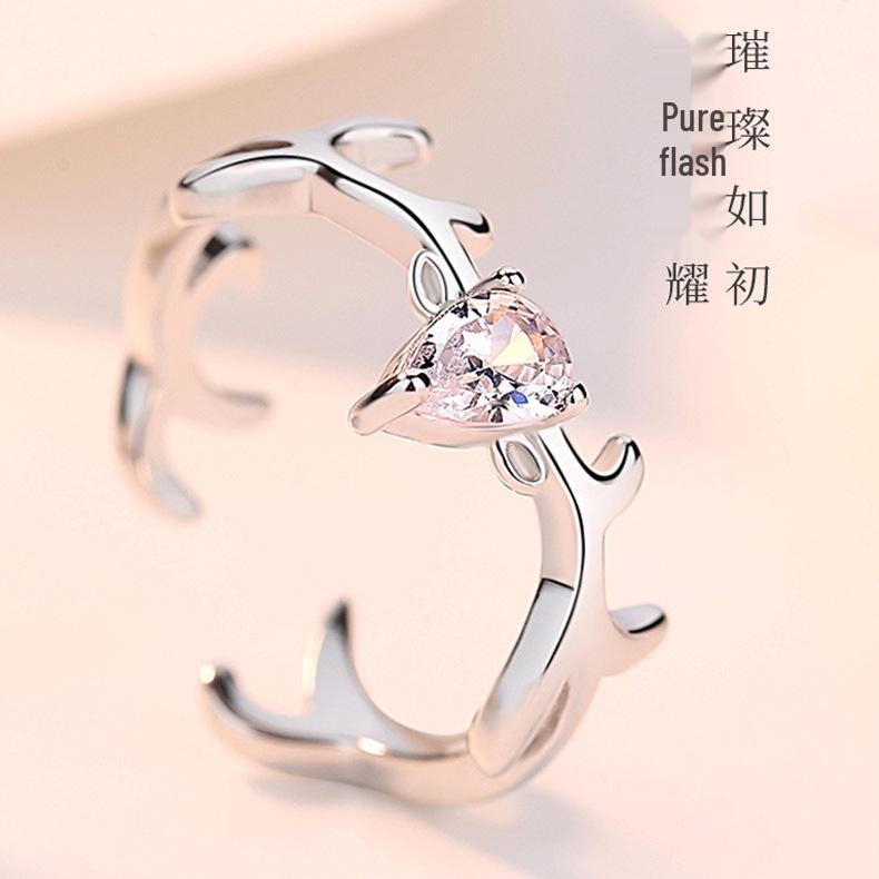 

Кольца для пары Tonglin из стерлингового серебра 925 пробы - Простой парный дизайн с открытой шинкой для мужчин и женщин, Идеальный рождественский подарок Adjustable