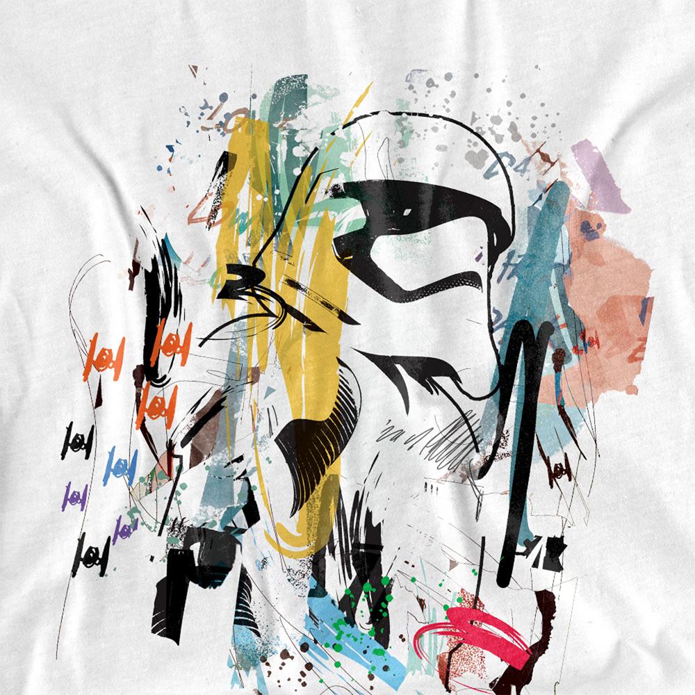 Star Wars Unisex Adult Stormtrooper Abstract T-Shirt