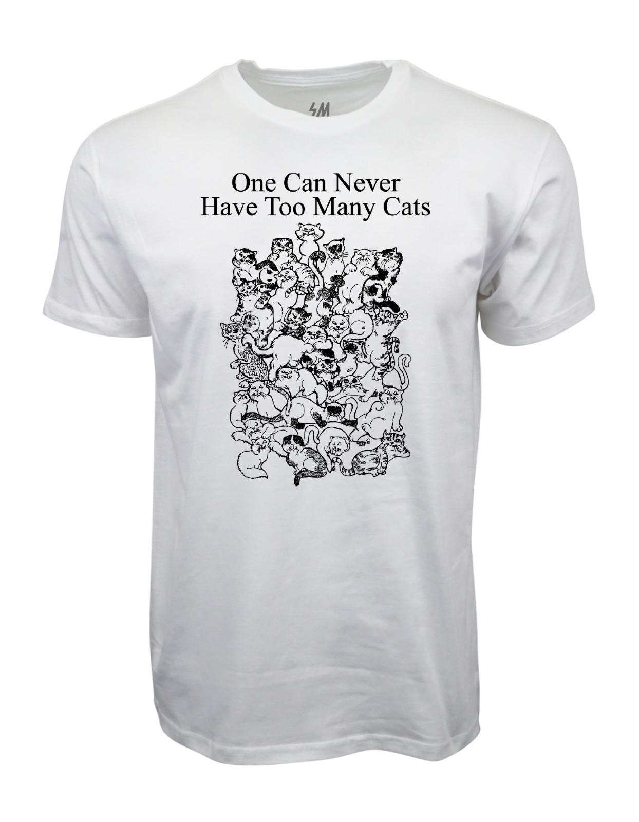 One Can Never Have Too Many Cats Graphic T shirt XXXL