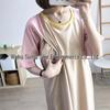 Summer Maternity & Nursing Dress: Short Sleeve Cotton Nightgown for Postpartum Moms