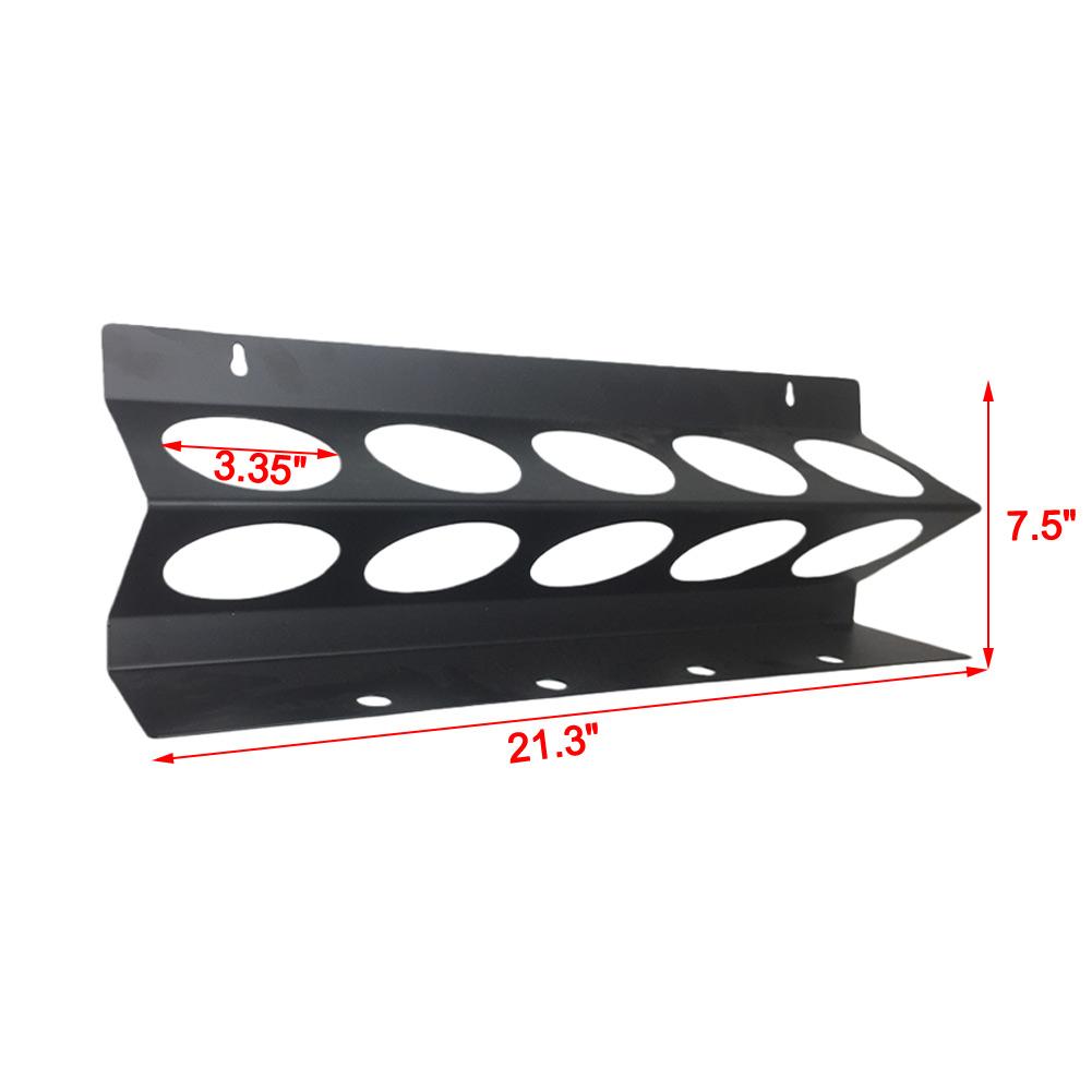 5 Bottle Holder Spray Bottle Holder For Beauty Salons Metal Construction Lightweight Frame Four Extra Slots For Wheel Cleaners