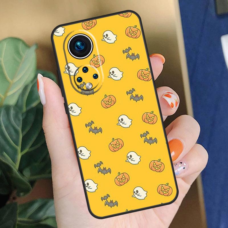 Süße Halloween-Geisterhülle für Honor 200 Pro 50 70 90 X9a X8a X8 X9 X8b X9c X9b Honor Magic 5 6 Lite 7 Pro Abdeckung