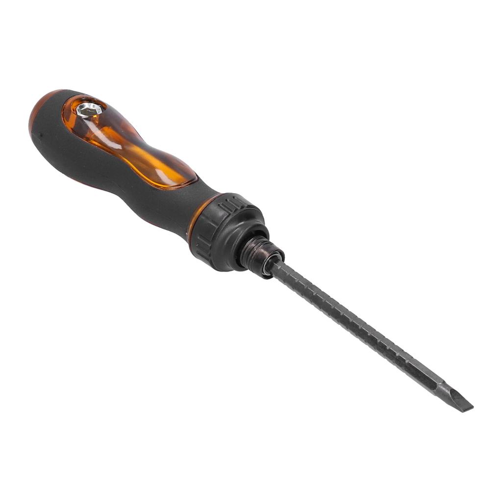 Screwdriver Ratchet Slot Cross DoubleEnd Retractable Magnetic Screw Driver Fastening Tool