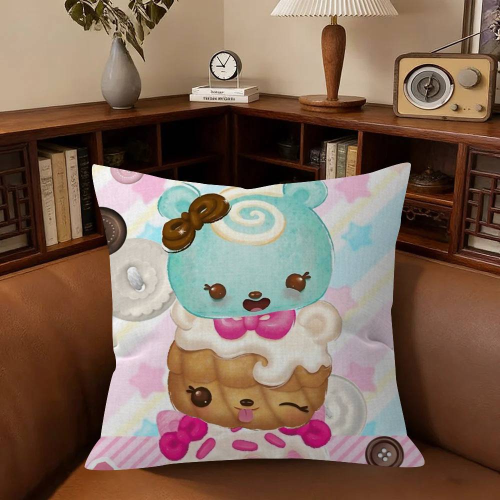 Cute Num Noms Cartoon Cushion Cover Decorative Pillow Sofa Home Decor Case Pillow Cases