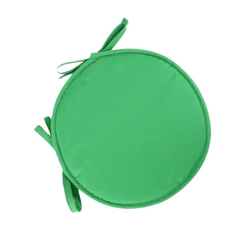 Green Round Chair Cushion - Thickened Seat Pad for Home, Office, or Dining Chair
