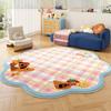 Irregular Shape Bedroom Decor Cute Carpet Cartoon Style Carpets for Living Room Fluffy Soft Bedside Floor Mat Thickend Plush Rug
