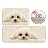 1Pcs Anti Fatigue Kitchen Rugs,Dog Design Print Waterproof Non-Slip Thick Cushioned Kitchen Mat Heavy Duty Comfort Standing Mat for Kitchen