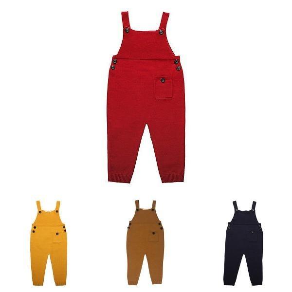Premium Quality Kids Baby Boy Girl Knit Cotton Bid Pants Romper Jumpsuit For All Seasons