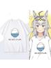 Kawaii Pretty Derby Nadrukowany T-shirt Fani Anime z Japonii ACG Cos Graficzny T-shirt Letni Codzienny Modalny Biały Czarny T-shirt Streetwear