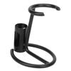 Razor Holder Modern Non Slip Quick Drying Practical Matte Black Metal Shaver Hanger Shaving Brush Stand