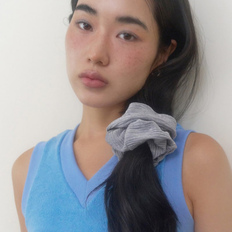 geegee corduroy warm scrunchie - 4color