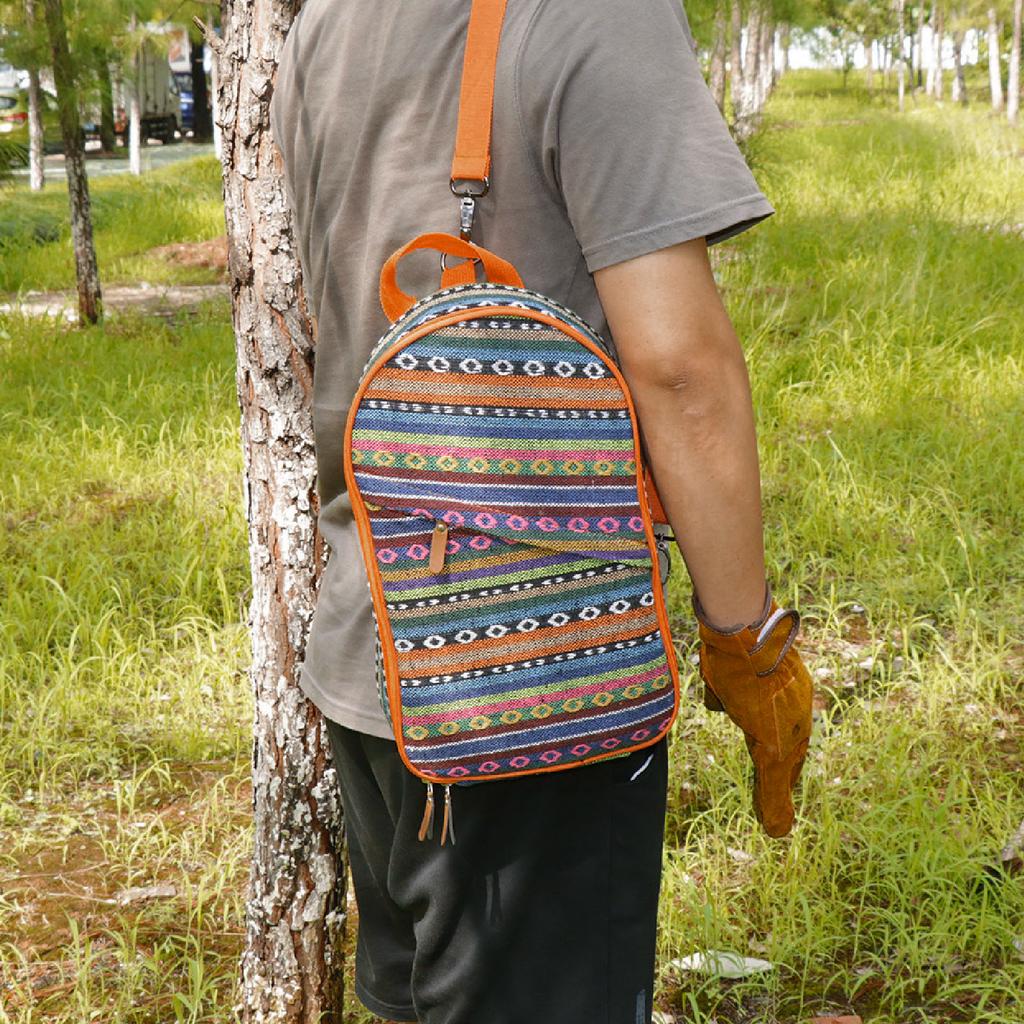 Camping Travel Cooking Utensils Organizer Travel Bag Outdoor Camping Cookware Container Bag for Beach Park Picnic BBQs Ethnic Style