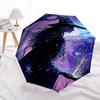 1pc Witchcraft Fantasy Automatic Open/Close Umbrella, Windproof, Folding Compact Umbrella with Lightweight Design for Women/Men068