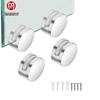 Bathroom Mirror Clip Bracket - Glass Shelf Support & Fixing Hardware