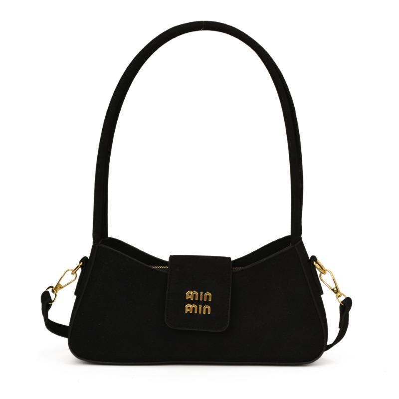 New single shoulder handbag trendy fashion versatile autumn and winter retro underarm bag women